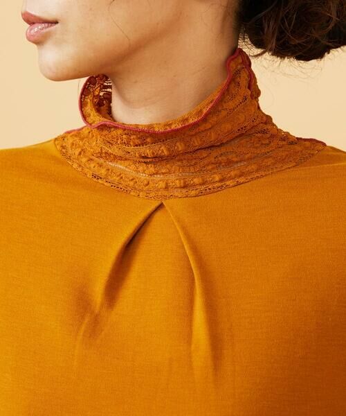 Jocomomola / ホコモモラ カットソー | ベアスムース ハイネックレースカットソー | 詳細22