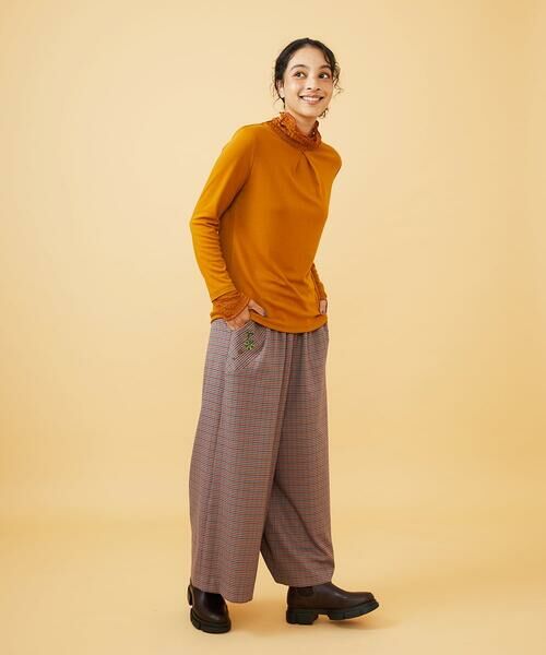 Jocomomola / ホコモモラ カットソー | ベアスムース ハイネックレースカットソー | 詳細26