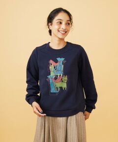 Jocomomola / ホコモモラ カットソー | Animales Coloridos 裏起毛カットソー