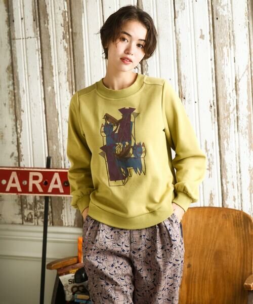 Jocomomola / ホコモモラ カットソー | Animales Coloridos 裏起毛カットソー | 詳細1