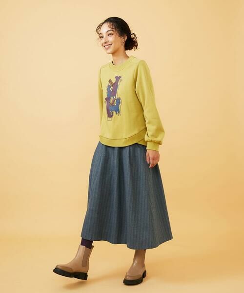 Jocomomola / ホコモモラ カットソー | Animales Coloridos 裏起毛カットソー | 詳細11