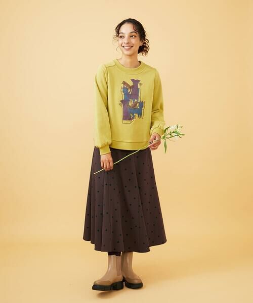 Jocomomola / ホコモモラ カットソー | Animales Coloridos 裏起毛カットソー | 詳細12