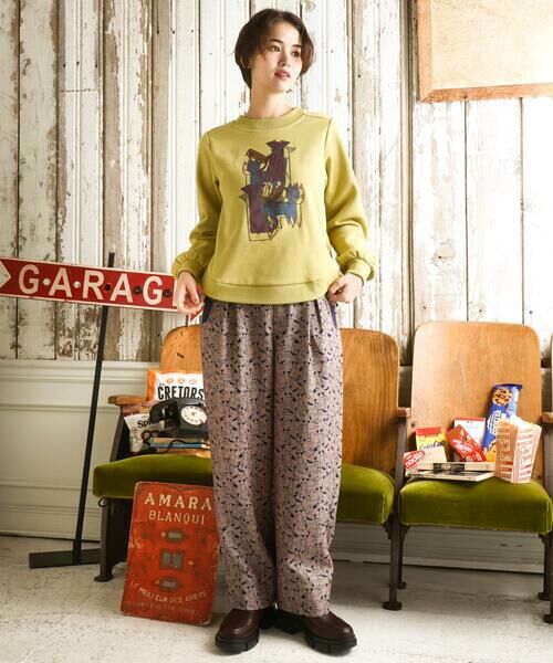 Jocomomola / ホコモモラ カットソー | Animales Coloridos 裏起毛カットソー | 詳細15