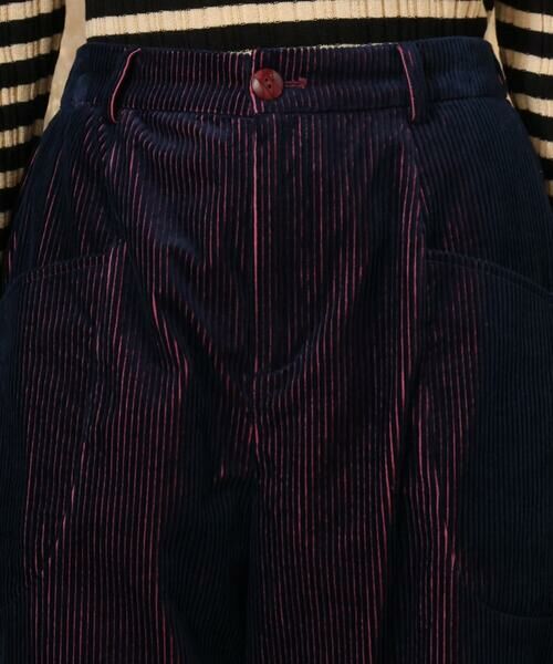 Jocomomola / ホコモモラ チノ・ワークパンツ | Arriate コーデュロイワイドストレートパンツ | 詳細2
