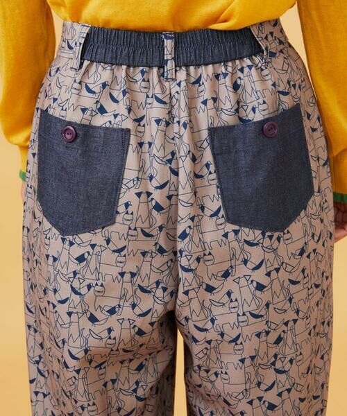 Jocomomola / ホコモモラ チノ・ワークパンツ | Calle de Manuela Malasana アニマルプリントパンツ | 詳細17
