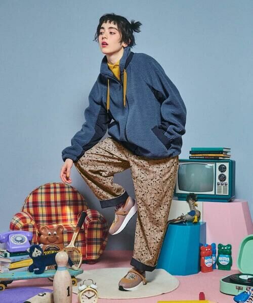 Jocomomola / ホコモモラ チノ・ワークパンツ | Calle de Manuela Malasana アニマルプリントパンツ | 詳細26