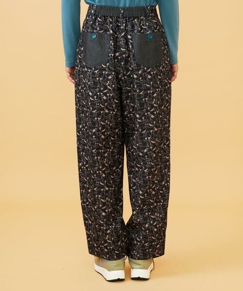 Jocomomola / ホコモモラ チノ・ワークパンツ | Calle de Manuela Malasana アニマルプリントパンツ | 詳細3
