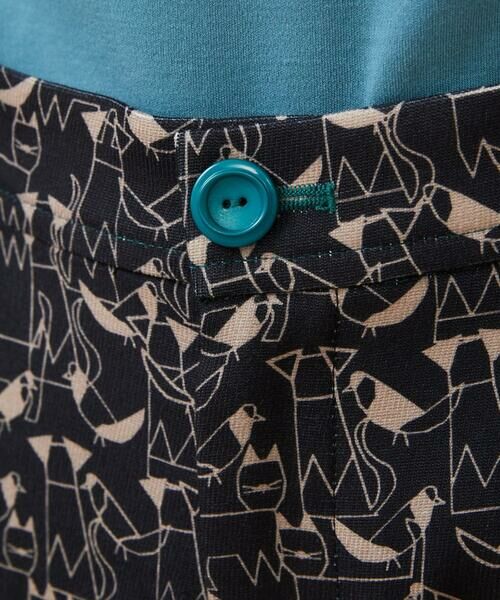 Jocomomola / ホコモモラ チノ・ワークパンツ | Calle de Manuela Malasana アニマルプリントパンツ | 詳細5