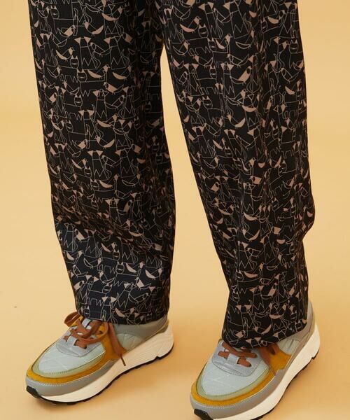 Jocomomola / ホコモモラ チノ・ワークパンツ | Calle de Manuela Malasana アニマルプリントパンツ | 詳細7