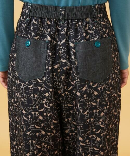 Jocomomola / ホコモモラ チノ・ワークパンツ | Calle de Manuela Malasana アニマルプリントパンツ | 詳細8