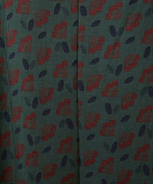 Jocomomola / ホコモモラ ロング・マキシ丈ワンピース | Cruce ジャカード リーフ×フラワー柄ワンピース | 詳細6