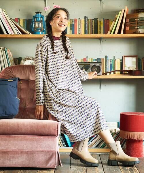 Jocomomola / ホコモモラ ロング・マキシ丈ワンピース | Calle del Espejo プリントワンピース | 詳細12