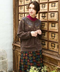 Jocomomola / ホコモモラ カーディガン・ボレロ | Hilo molle ニットカーディガン