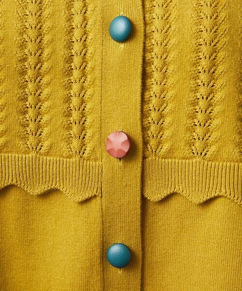 Jocomomola / ホコモモラ カーディガン・ボレロ | Feston スカラップニットカーディガン | 詳細10