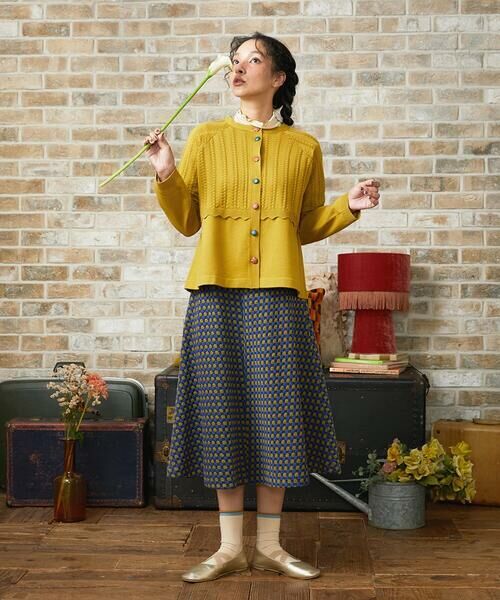 Jocomomola / ホコモモラ カーディガン・ボレロ | Feston スカラップニットカーディガン | 詳細12