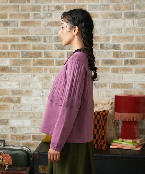 Jocomomola / ホコモモラ カーディガン・ボレロ | Feston スカラップニットカーディガン | 詳細2