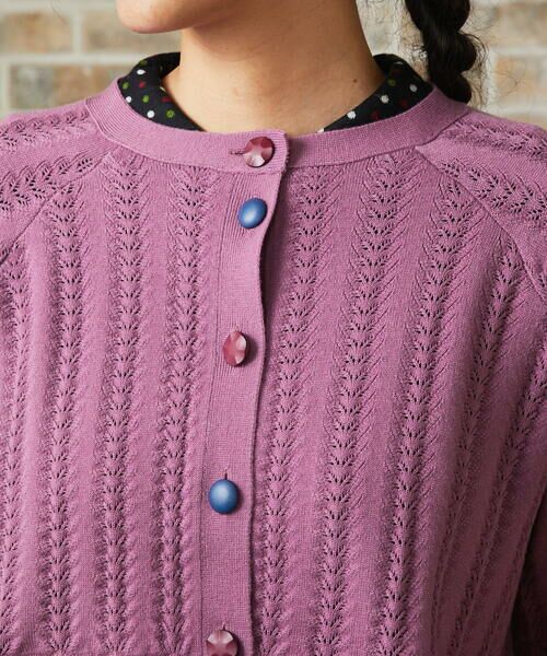 Jocomomola / ホコモモラ カーディガン・ボレロ | Feston スカラップニットカーディガン | 詳細4