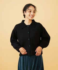 Jocomomola / ホコモモラ カーディガン・ボレロ | A/W天竺ニットカーディガン