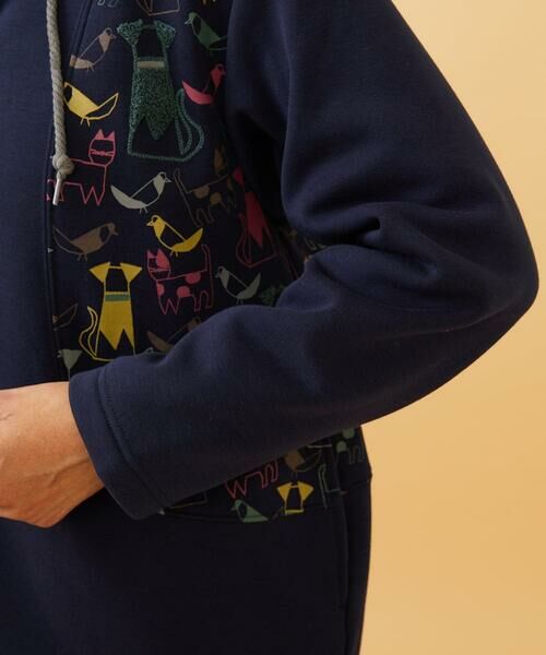 Jocomomola / ホコモモラ パーカー | Animales Coloridos 裏起毛パーカー | 詳細14