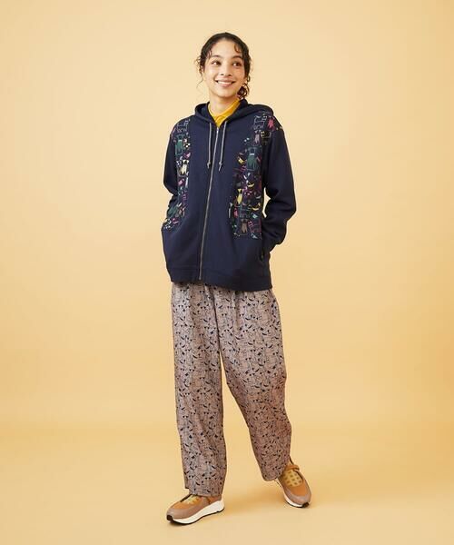 Jocomomola / ホコモモラ パーカー | Animales Coloridos 裏起毛パーカー | 詳細19