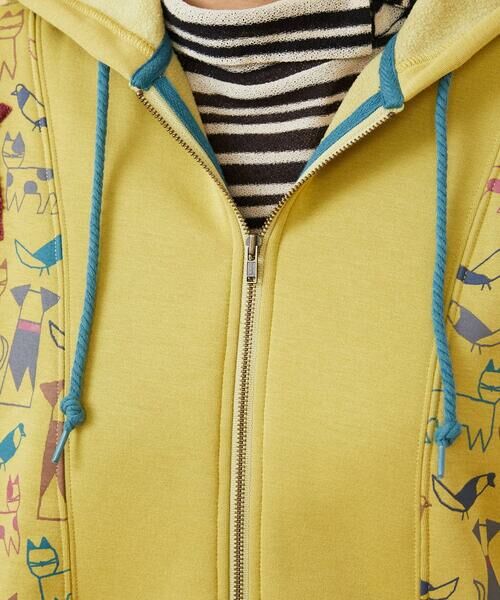 Jocomomola / ホコモモラ パーカー | Animales Coloridos 裏起毛パーカー | 詳細2