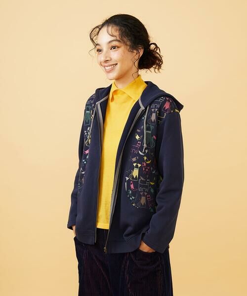 Jocomomola / ホコモモラ パーカー | Animales Coloridos 裏起毛パーカー | 詳細6