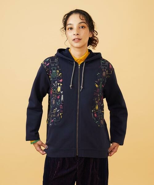 Jocomomola / ホコモモラ パーカー | Animales Coloridos 裏起毛パーカー | 詳細7