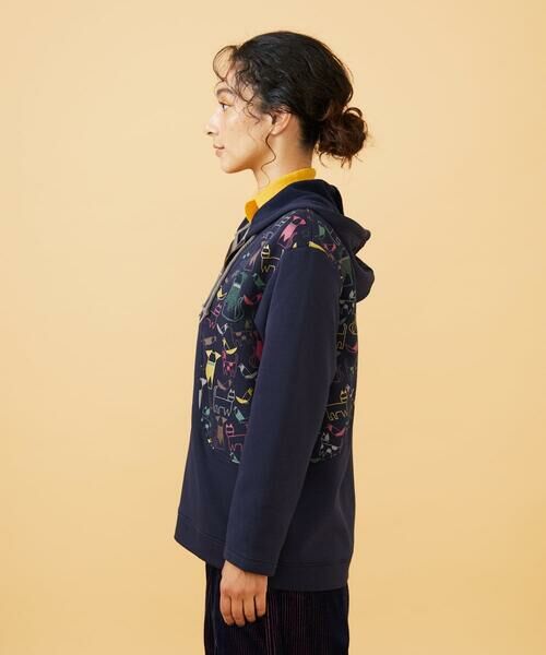 Jocomomola / ホコモモラ パーカー | Animales Coloridos 裏起毛パーカー | 詳細8