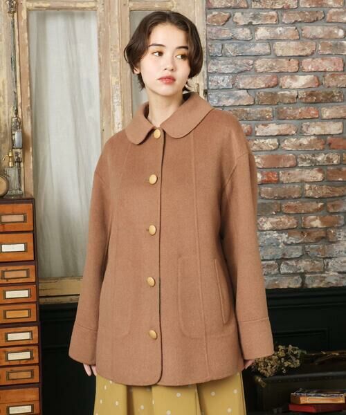 Jocomomola / ホコモモラ その他アウター | 【2WAY】Wフェイスリバーミドル丈コート | 詳細1