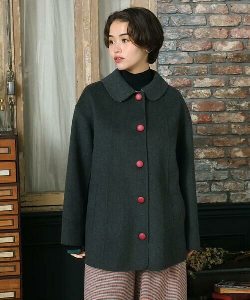 Jocomomola / ホコモモラ その他アウター | 【2WAY】Wフェイスリバーミドル丈コート | 詳細5