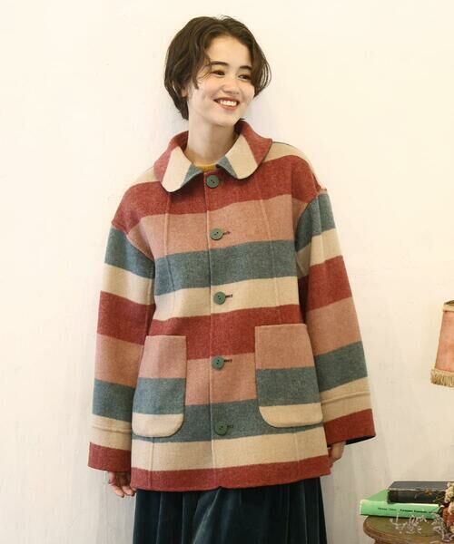 Jocomomola / ホコモモラ その他アウター | 【2WAY】Wフェイスリバーミドル丈コート | 詳細8