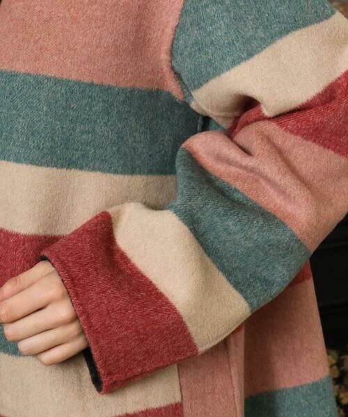 Jocomomola / ホコモモラ その他アウター | 【2WAY】Wフェイスリバーフード付きロングコート | 詳細17