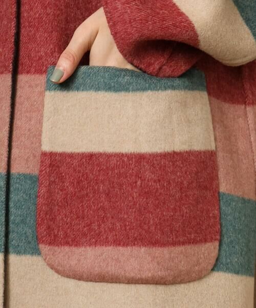 Jocomomola / ホコモモラ その他アウター | 【2WAY】Wフェイスリバーフード付きロングコート | 詳細18