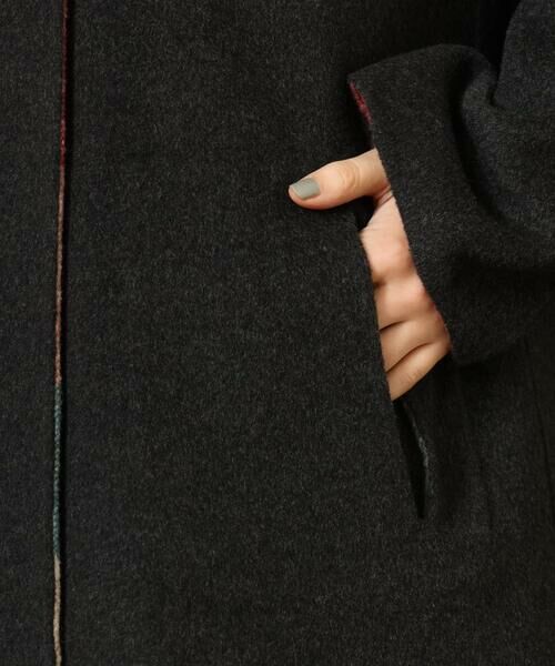 Jocomomola / ホコモモラ その他アウター | 【2WAY】Wフェイスリバーフード付きロングコート | 詳細8