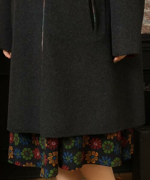 Jocomomola / ホコモモラ その他アウター | 【2WAY】Wフェイスリバーフード付きロングコート | 詳細9