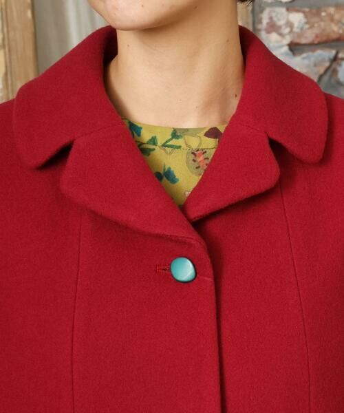 Jocomomola / ホコモモラ その他アウター | ウールモッサロングコート | 詳細5