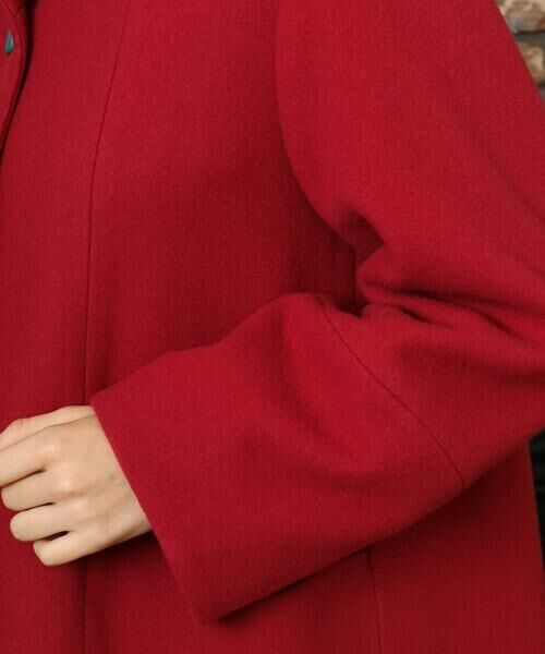 Jocomomola / ホコモモラ その他アウター | ウールモッサロングコート | 詳細7
