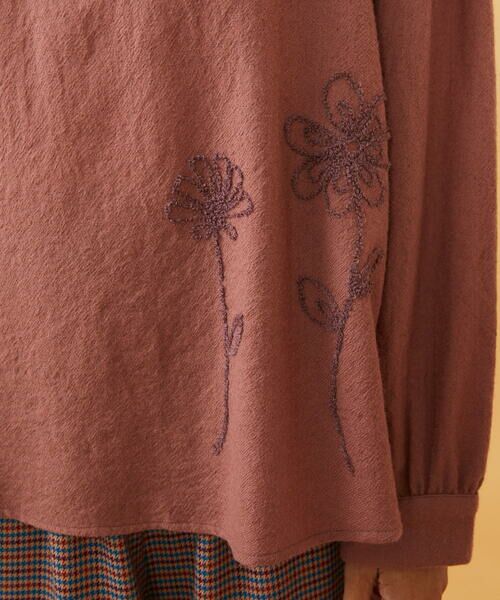 Jocomomola / ホコモモラ シャツ・ブラウス | Susurrito フラワーモチーフハイネックブラウス | 詳細11