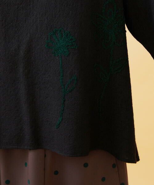 Jocomomola / ホコモモラ シャツ・ブラウス | Susurrito フラワーモチーフハイネックブラウス | 詳細6