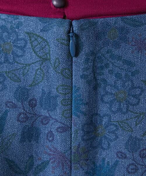 Jocomomola / ホコモモラ ロング・マキシ丈ワンピース | 【ブルー追加】Calle de Bordadores フラワープリントジャンパースカートワンピース | 詳細11