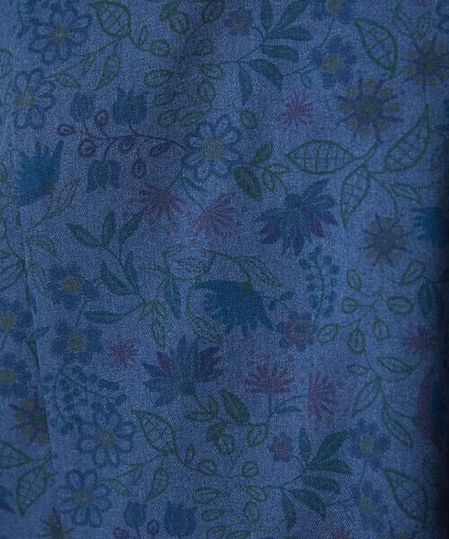 Jocomomola / ホコモモラ ロング・マキシ丈ワンピース | 【ブルー追加】Calle de Bordadores フラワープリントジャンパースカートワンピース | 詳細12