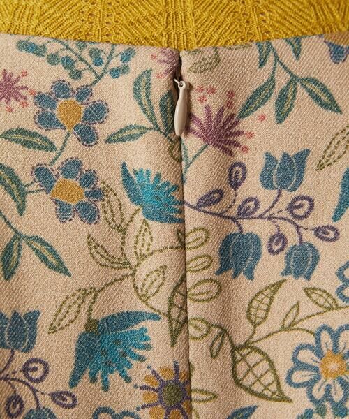 Jocomomola / ホコモモラ ロング・マキシ丈ワンピース | 【ブルー追加】Calle de Bordadores フラワープリントジャンパースカートワンピース | 詳細7