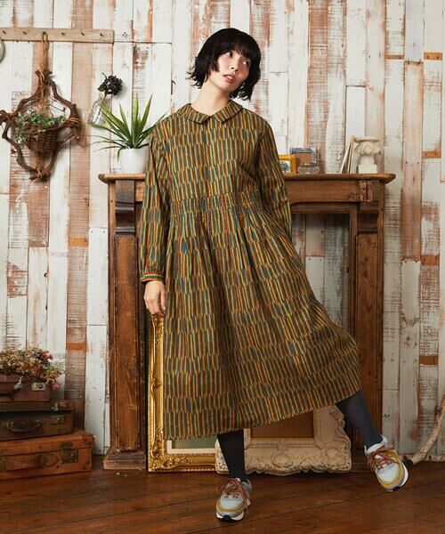 Jocomomola / ホコモモラ ロング・マキシ丈ワンピース | Calle del los Libreros ストライプワンピース | 詳細15