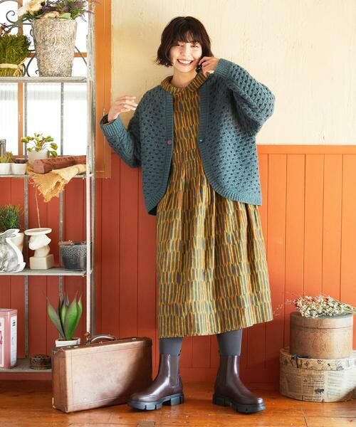 Jocomomola / ホコモモラ ロング・マキシ丈ワンピース | Calle del los Libreros ストライプワンピース | 詳細17