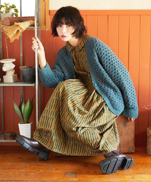 Jocomomola / ホコモモラ ロング・マキシ丈ワンピース | Calle del los Libreros ストライプワンピース | 詳細18