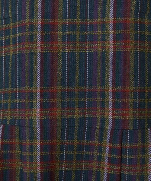 Jocomomola / ホコモモラ ロング・マキシ丈ワンピース | Arriate チェック柄ジャンパースカートワンピース | 詳細12