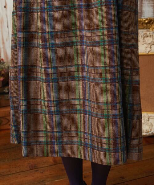 Jocomomola / ホコモモラ ロング・マキシ丈ワンピース | Arriate チェック柄ジャンパースカートワンピース | 詳細6