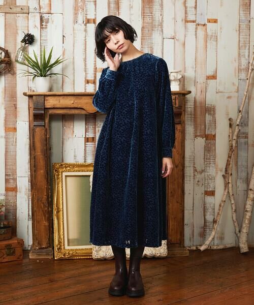 Jocomomola / ホコモモラ ロング・マキシ丈ワンピース | Tardin calido オパールフラワーモチーフワンピース | 詳細8