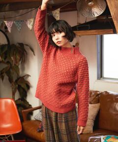 Jocomomola / ホコモモラ ニット・セーター | Claraboya ドットシアーニットプルオーバー
