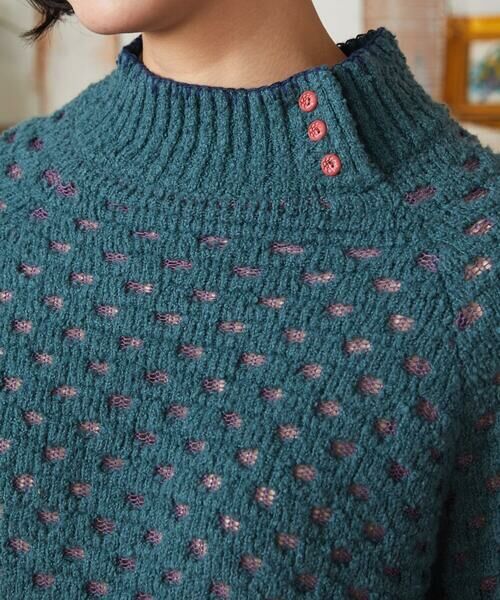 Jocomomola / ホコモモラ ニット・セーター | Claraboya ドットシアーニットプルオーバー | 詳細3